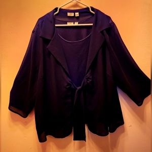 CATO Blouse with built-in tank. Size 26/28w